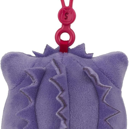 Squishmallows Original Pokémon Gengar Clip - Ultrasoft Official Jazwares Plush