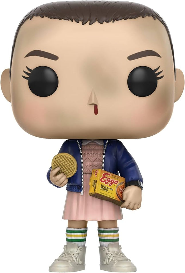 Funko Pop Stranger Things Eleven with Eggos Vinyl Figure, Styles May Vary - with/Without Blonde Wig,Multicolor,Standard,13318 - Collectable Vinyl Figure - Gift Idea - Official Merchandise