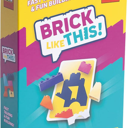 Brick Like This! The Official Lego Party Game - A Fast, Fun Building Game for Families, Kids, Teens & Adults, Ages 7+, 2-8 Players, 15 Minute Playtime