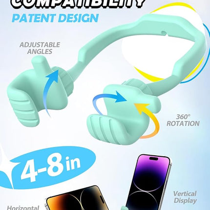 Stocking Stuffers for Men Women Teens Kids Gifts for Men Christmas: Thumbs Up Lazy Phone Stand Holder Funny Gadgets Teenage Boys Girls Dad Father Mother Mom Husband Wife Adults Who Have Everything