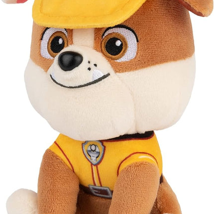 GUND Official PAW Patrol Rubble in Signature Construction Uniform Plush Toy, Stuffed Animal for Ages 1 and Up, 6" (Styles May Vary)