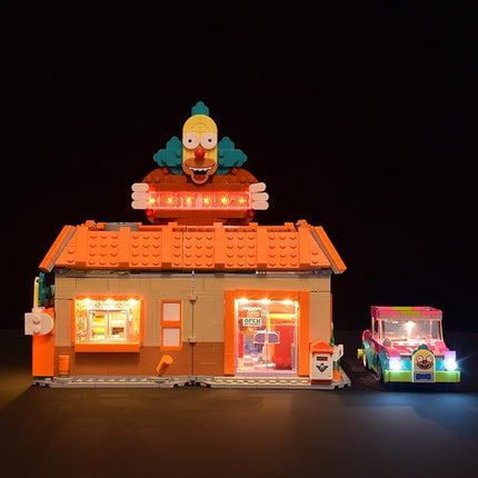 LightGo LED Kit for The Simpsons: Krusty Burger Compatible with Lego 10352 | Lighting Only-Bricks Set Not Included (Classic Version)