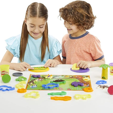 Play-Doh Animal Adventure Set, Arts and Crafts Toys for 3 Year Old Girls & Boys, 45 Tools, 10 Cans (Amazon Exclusive)
