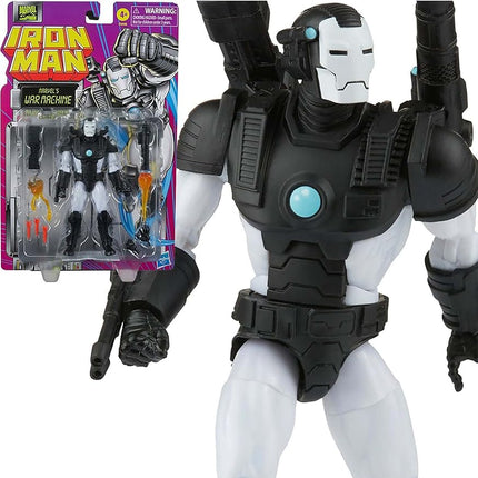 Marvel Legends Series War Machine 6-inch Action Figure Iron Man Toy, 6 Accessories, Multicolored, F3448