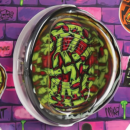 Spin Flip Puzzle: TMNT Pizza Time, 12 Rings, 3D Puzzle, Challenging, Fun, Interactive Brain Teaser for Kids and Adults, Stimulates Creativity