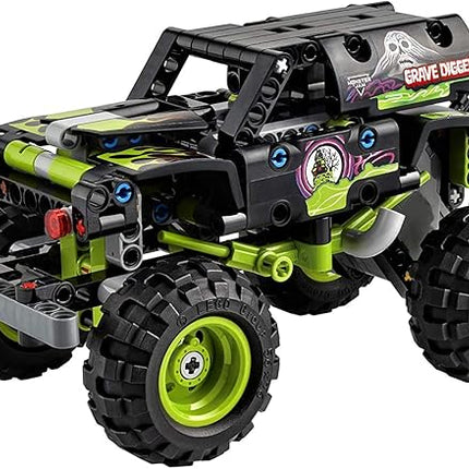 LEGO Technic Monster Jam Grave Digger 42118 Set - Truck Toy to Off-Road Buggy, Pull-Back Motor, Vehicle Building and Learning Playset, Gift for Grandchildren or Any Monster Truck Fans Ages 7 and Up