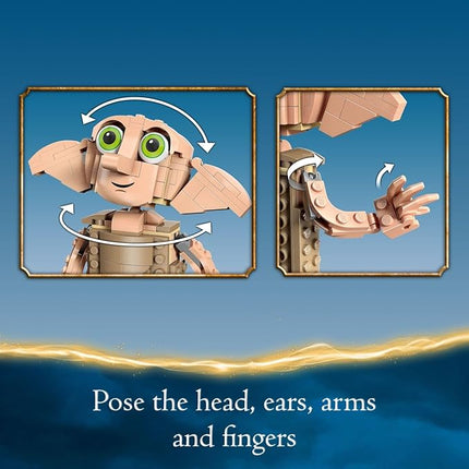 LEGO Harry Potter Dobby The House-Elf Building Toy Set, Build and Display Model of a Beloved Character from The Harry Potter Franchise, for 8 Year Old Boys' and Girls' Birthday, 76421