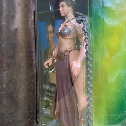Star Wars the Power of the Force - Princess Leia Organa as Jabba's Prisoner Action Figure