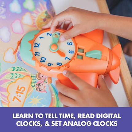 Educational Insights Time to Fly - Telling Time Board Game, Toddler Learning Clock Toy, Preschool Board Games, Number Recognition, Learn to Read Digital and Analog Clocks for Kids Ages 4+