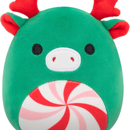 Squishmallows Original 5in Zumir The Green Moose with Peppermint Swirl Belly – Official Jazwares Plush (Little)