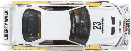 Hot Wheels Premium Car Culture Collectible Toy Car, 1:64 Scale Die-Cast LB-ER34 Super Silhouette Nissan Skyline, Silhouettes Vehicle with Real Riders Tires