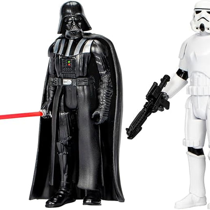 STAR WARS Epic Hero Series Two Pack, Darth Vader & Stormtrooper 4-Inch Action Figure & Accessories, Toys for 4 Year Old Boys and Girls