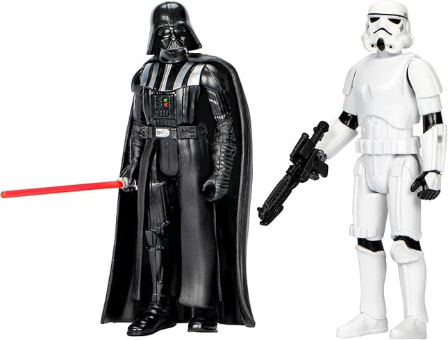 STAR WARS Epic Hero Series Two Pack, Darth Vader & Stormtrooper 4-Inch Action Figure & Accessories, Toys for 4 Year Old Boys and Girls