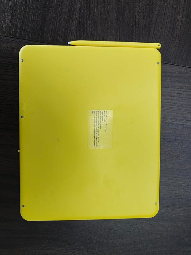 TEKFUN LCD Writing Tablet Doodle Board, 12inch Colorful Drawing Tablet Writing Pad, Kids Travel Essentials, Kid Toys for 3 4 5 6 7 8 Year Old Girls Boys (Yellow)