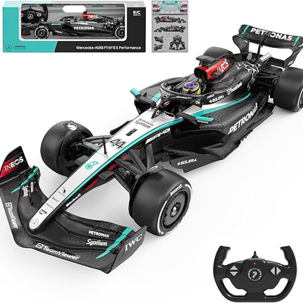 Voltz Toys Mercedes-AMG F1 W15 1:12 Scale RC Car – Officially Licensed Formula 1 Remote Control Race Car, 2.4GHz for Boys, Girls and Collectors (1:12 Mercedes-AMG F1 W15)