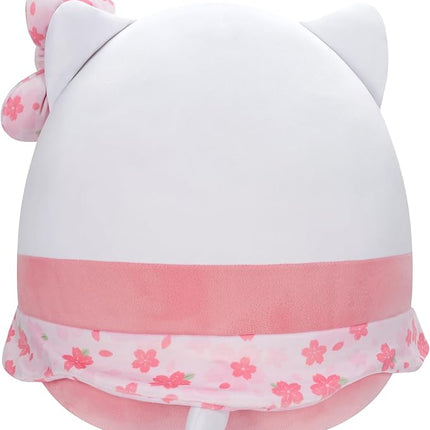 Squishmallows Original Sanrio 14-Inch Hello Kitty Floral Dress and Bow Plush - Medium-Sized Ultrasoft Official Jazwares Plush