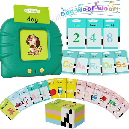 Toddler Toys Talking Flash Cards for 1 2 3 4 5 6 Year Old Boys and Girls, Autism Sensory Toys for Autistic Children, Learning Educational Montessori Speech Therapy 248 Sight Words Kids Gifts