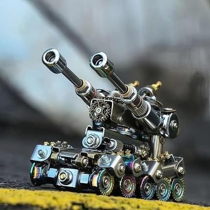3D Metal Puzzle for Adults,Tank Puzzle Building Set，3D Metal Model Kit, Brain Teaser Puzzles DIY Assembling for Stress Relief - High end Men's Gift