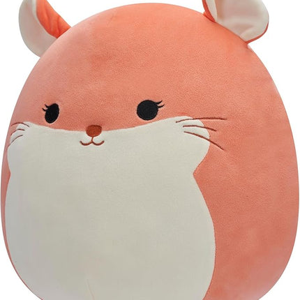 Squishmallows Original 14-Inch Erica Peach Chinchilla - Large Ultrasoft Official Jazwares Plush