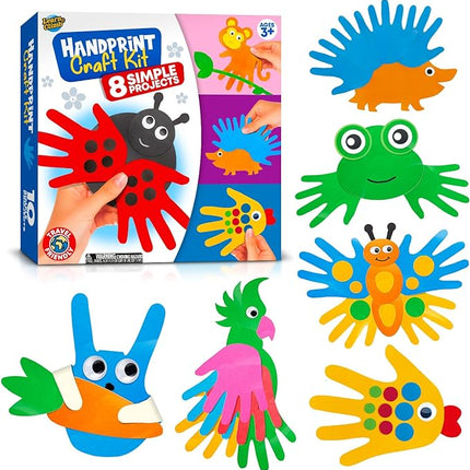 Arts and Crafts Kit for Toddlers Ages 3+ Years. Easy Animal Crafting for Kids