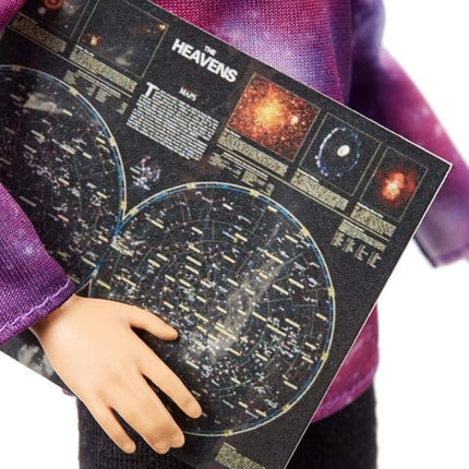 BarbieAstrophysicist Doll, Blonde with Telescope and Star Map, Inspired by National Geographic