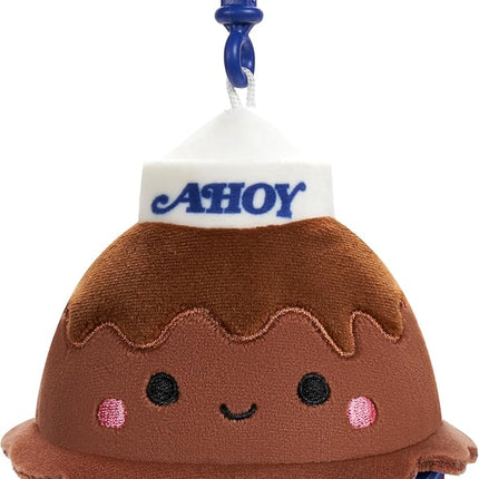 Squishmallows Original “Stranger Things” 3.5-Inch Chocolate Pudding + USS Butterscotch 2-Pack - Official Jazwares Plush (Clips)