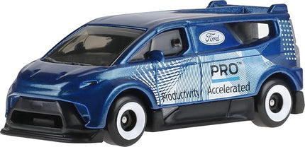 Hot Wheels Toy Trucks 10-Pack, Set of 10 Die-Cast 1:64 Scale Utility, Racing & Other Pickups or Vans, Modern & Retro Models (Styles May Vary) (Amazon Exclusive)