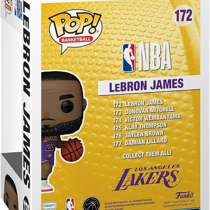 Funko POP! NBA: Lakers - Lebron James - Collectable Vinyl Figure - Gift Idea - Official Merchandise - for Kids & Adults - Sports Fans - Model Figure for Collectors and Display