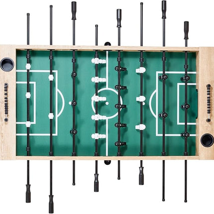 VEVOR Foosball Table, 55-inch Standard Size Table, Indoor Full-Size Foosball Tables with 4 Balls and 26 Players, Includes Durable Soccer Set, Score Keeper & Cup Holders, for Home, Family, Game Room