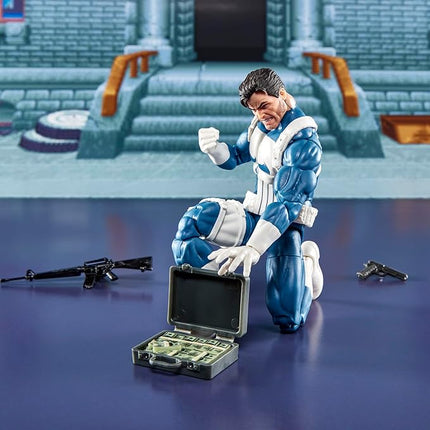 Marvel Legends Series Gamerverse Punisher & Nick Fury, Retro Video Game-Inspired Collectible 6-Inch Action Figures