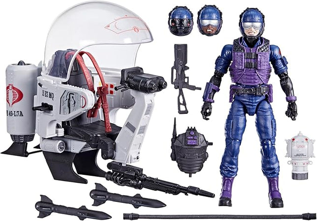 G.I. Joe Classified Series Tele-Viper & Cobra Flight Pod (Trubble Bubble) Vehicle, 79, with 9 Accessories