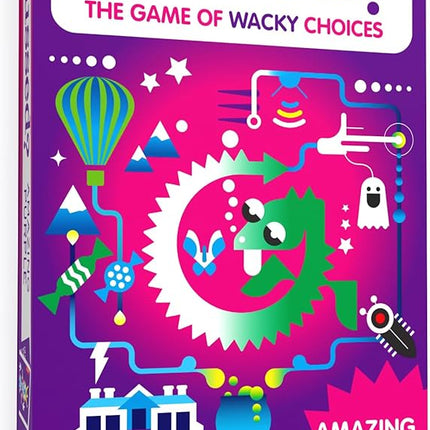 SUSSED Wacky ‘What Would You Do’ Card Game - Fun Boo Basket Stuffer for Girls, Boys & Kids - Builds Social Skills & Confidence - Purple Pack: Dragons, Space & Magic