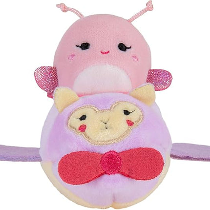 Squishville by Squishmallows Maribel in Plane & Willow in Carriage Two 2” Soft Mini-Squishmallow Butterfly and Tie-dye Pegasus Plush, Plush Carriage and Plane Vehicles Irresistibly Soft Colorful Plush