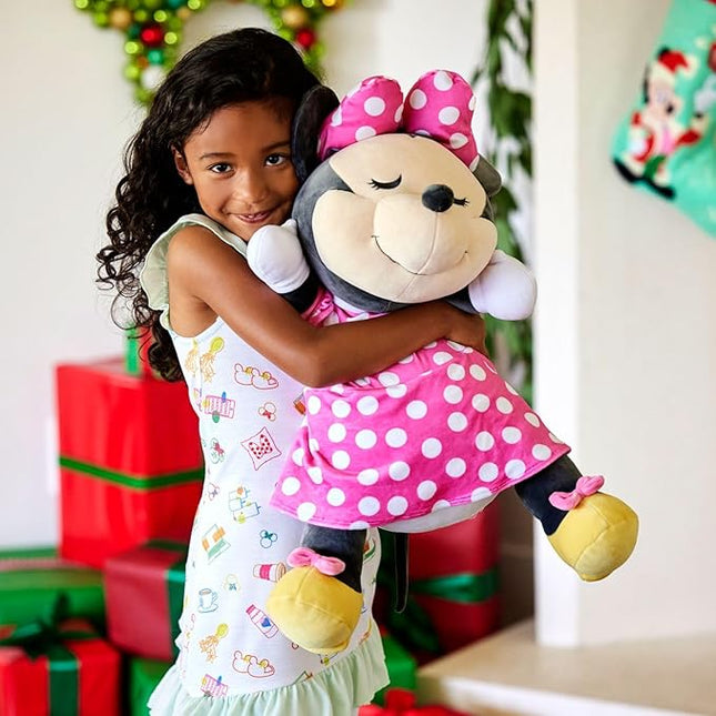 Disney Store Cuddleez Plush - Minnie Mouse - Big Plush - Super Soft & Huggable Toy for Fans & Kids of All Ages - Perfect Collectible Gift, Plushy