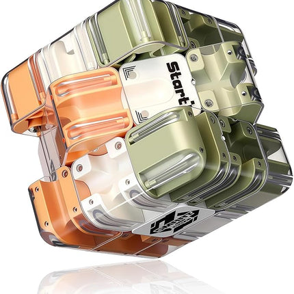 Large Labyrinth 3D Puzzle Maze Cube - Engaging Brain Teaser Toy (Multicolor)