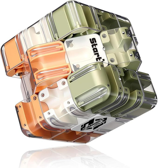 Large Labyrinth 3D Puzzle Maze Cube - Engaging Brain Teaser Toy (Multicolor)