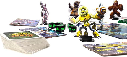 IELLO: King of Tokyo, New Edition, Strategy Board Game, Space Penguin Included in the Box, For 2 to 6 Players, 30 Minute Play Time, For Ages 8 and Up