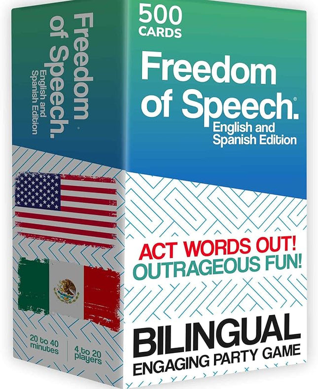 QUOKKA Juegos de Mesa en Español para la Familia – 500 Bilingual Spanish & English Card – Fun Party Game for Adults and Kids – Ideal for Game Nights, Dinner Parties, Party Games for Large Groups
