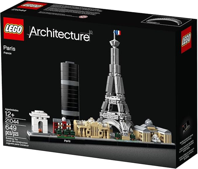 LEGO Architecture Paris Model Building Set - Detailed Display Building Blocks for Kids, Boys and Girls, Ages 12+ - Gift for Travelers - 21044