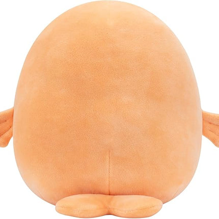 Squishmallows Original 8-Inch Romy Peach Seal with Tie-Dye Belly - Official Jazwares Plush