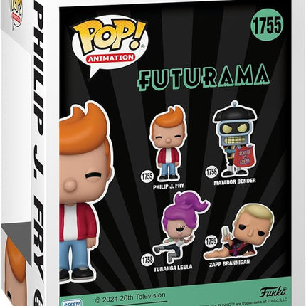 Funko POP TV: Futurama - Philip J. Fry - Collectable Vinyl Figure - Gift Idea - Official Merchandise - for Kids & Adults - TV Fans - Model Figure for Collectors and Display