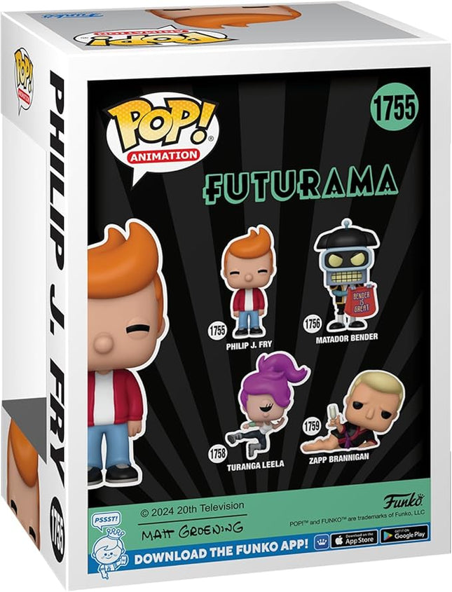 Funko POP TV: Futurama - Philip J. Fry - Collectable Vinyl Figure - Gift Idea - Official Merchandise - for Kids & Adults - TV Fans - Model Figure for Collectors and Display