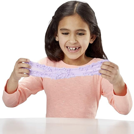 Play-Doh Slime, Crystal Crunch, Super Cloud, and Foam Scented 6 Variety Texture Pack, Tactile Toy for Kids 3 Years and Up, Non-Toxic Multicolored