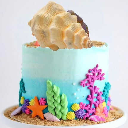 Gemini&Genius Sea Animal Hermit Crab Action Figure Toy for Kids, Soft Rubber Realistic Ocean Crab Educational and Role Play Toys for Kids and Collectors, Great Swimming and Bath Toys (Hermit Crab)