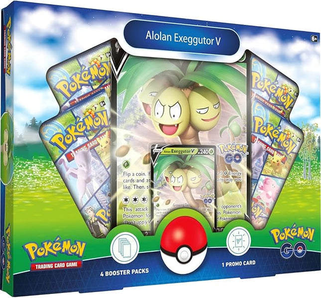 Pokemon TCG: Pokemon GO V Box Collection—Alolan Exeggutor V