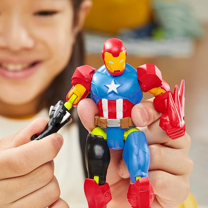 Avengers MixMashers Marvel Iron Man Custom Mix-and-Match Action Figure & Accessories, 5-Inch-Scale (12 cm) Super Hero Toys for Kids Ages 4+