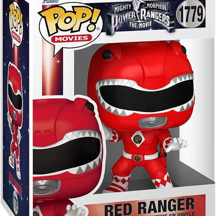 Funko Pop! Movies: Mighty Morphin Power Rangers: The Movie - Red Ranger - Power Rangers Movie - Collectable Vinyl Figure - Gift Idea - Official Merchandise - Toys for Kids & Adults - Movies Fans