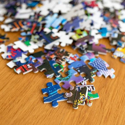 '80s Game Room Pop Culture 1000 Piece Jigsaw Puzzle by Rachid Lotf | Interactive Brain Teaser, Educational Toys & Games for Kids and Adults | 28 x 20 Inches