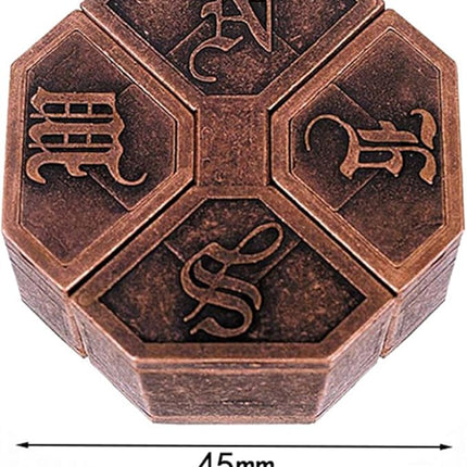 2Pcs Brain Teaser Puzzles for Games, Educational Toys, Mind and Metal 3D Puzzles, Unlock Interlock IQ Box