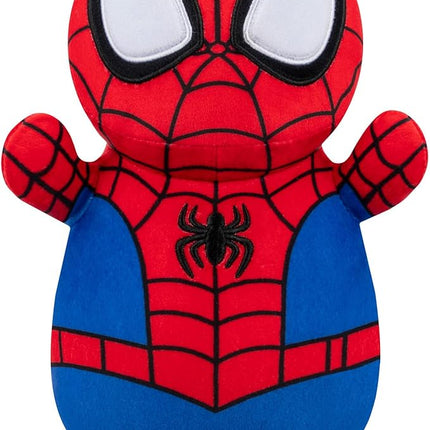 Squishmallows Original Marvel Spidey and His Amazing Friends 10-Inch Spidey HugMees - Medium-Sized Ultrasoft Official Jazwares Plush